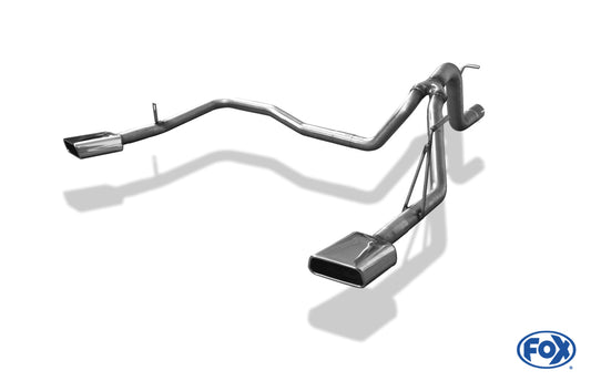 Dodge Nitro Endrohrsystem rechts/links - 145x65 Typ 59 rechts/links