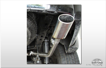 Dodge Nitro Endrohrsystem einseitig rechts - 140x90 Typ 32