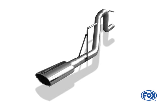 Dodge Nitro Endrohrsystem einseitig rechts - 140x90 Typ 32