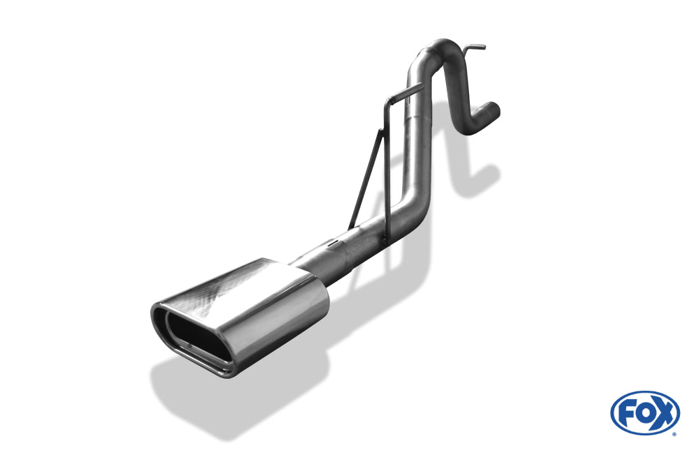 Dodge Nitro Endrohrsystem einseitig rechts - 160x80 Typ 53