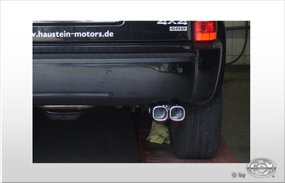Dodge Nitro Endrohrsystem einseitig rechts - 2x78x75 Typ 70