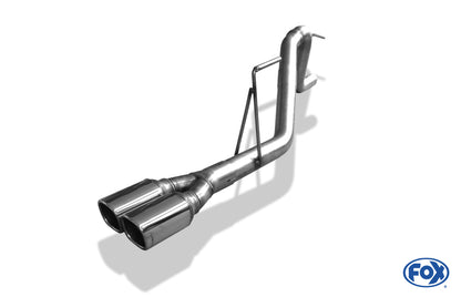 Dodge Nitro Endrohrsystem einseitig rechts - 2x78x75 Typ 70