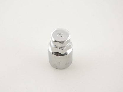 FK Felgenschloss 4er Set M12 x 1,5 KE 4 Radmuttern offen + 1 Adapter chrom