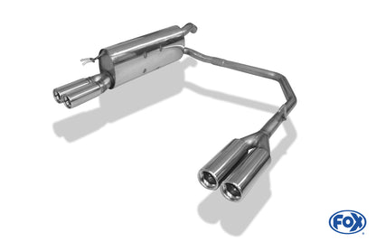 Fiat Bravo 198 Endschalldämpfer Ausgang rechts/links - 2x76 Typ 13 rechts/links