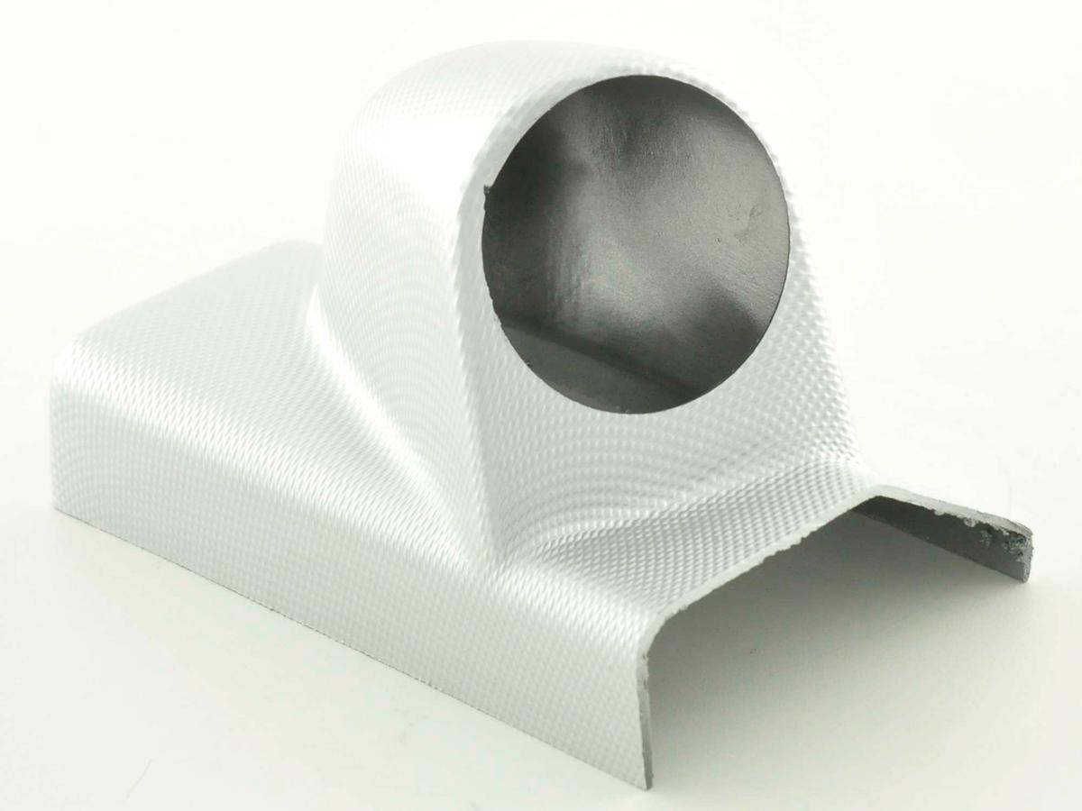 Anbaurahmen 1 Zusatzinstrument silber Zusatzinstrumentenhalter für 52mm Durchm.