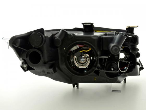Scheinwerfer Set Angel Eyes BMW 3er Limousine/Touring Typ E90/E91 Bj. 05-08 schwarz