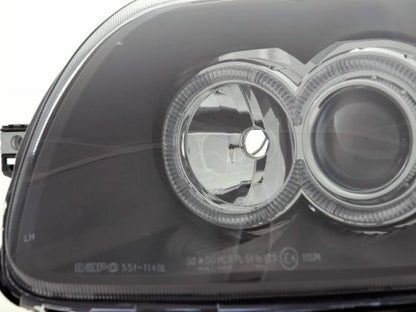 Scheinwerfer Set Renault Clio Typ B  98-01 schwarz