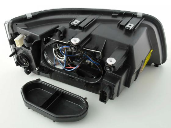 Upgrade Design Angel Eyes Scheinwerfer für VW T5 03-09 schwarz