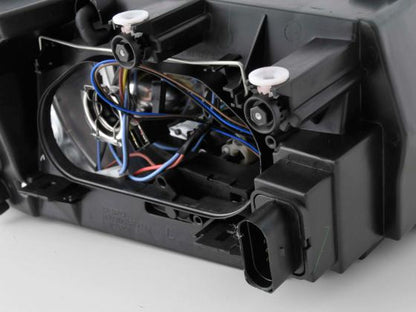 Scheinwerfer Set Angel Eyes VW Bus Typ T5 Bj. 03-09 schwarz