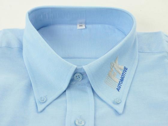 FK Businesshemd kurzarm Größe 41 aus Baumwolle Farbe blau