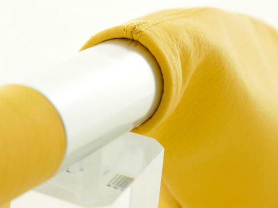 Handbremsgriff Design Leder gelb universal gelb Handbremshebel