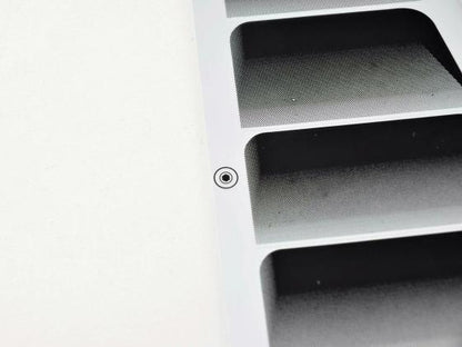 Lufteinlass Aufkleber Set 2x ca. 180 x 95 mm universal