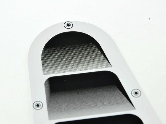 Lufteinlass Aufkleber Set 2x ca. 180 x 95 mm universal