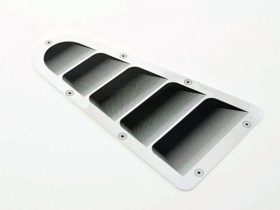 Lufteinlass Aufkleber Set 2x ca. 180 x 95 mm universal