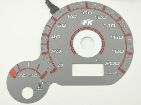 Tachoscheiben Plasmaoptik Set VW Passat (3BG) Bj. 2000-2004 Plasmascheibe Tacho