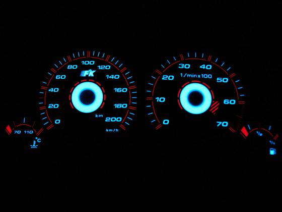 Tachoscheiben Plasmaoptik Set VW Passat (3BG) Bj. 2000-2004 Plasmascheibe Tacho