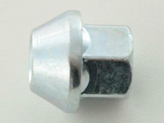 Radmuttern Set (10 Stk.) Länge 34mm Kegelbund M12x1,5 silber