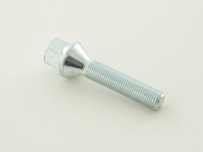 Radschraube einzeln Kegelbund Schaftlänge 50mm M12x1,25 silber