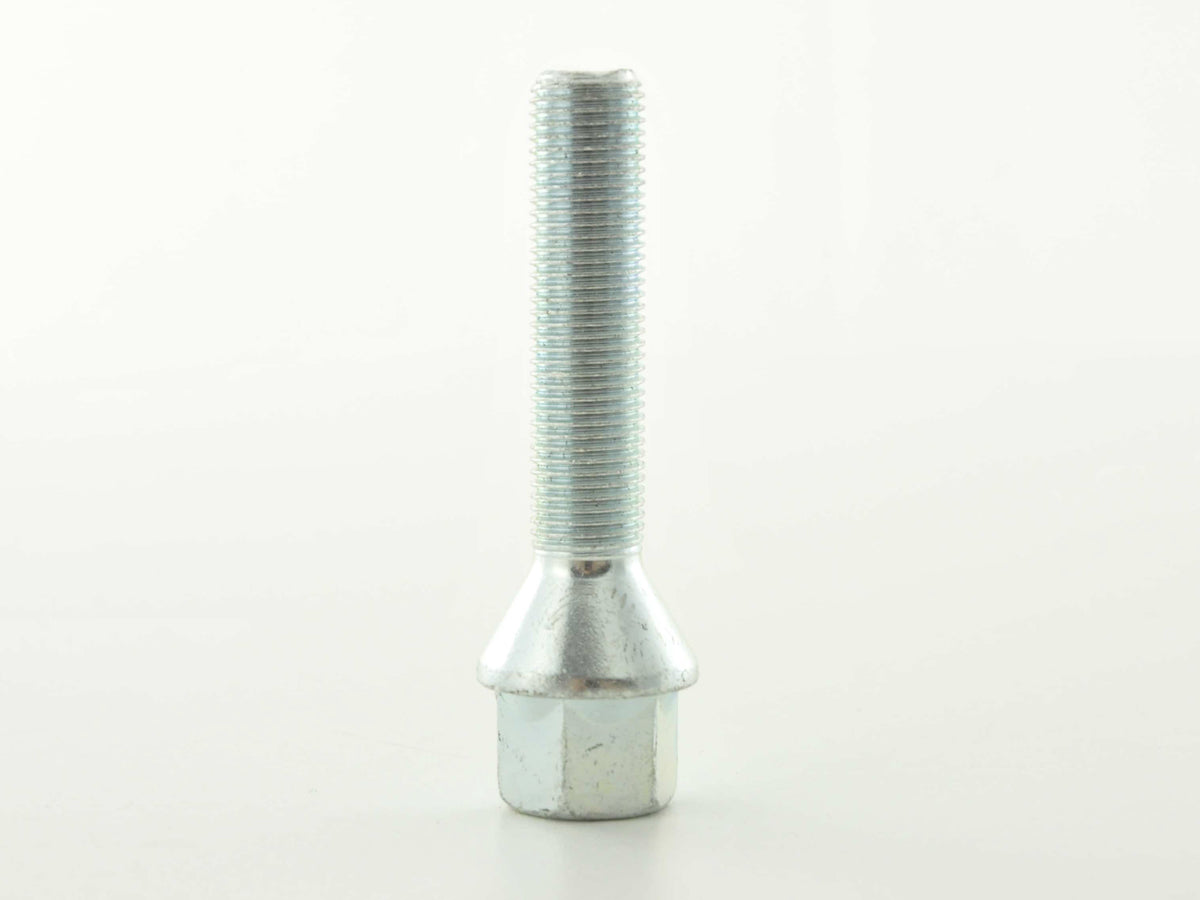Radschraube einzeln Kegelbund Schaftlänge 50mm M12x1,25 silber