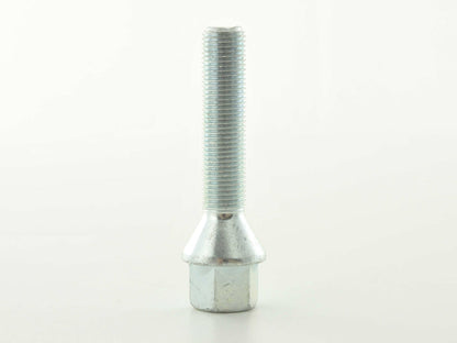 Radschraube einzeln Kegelbund Schaftlänge 50mm M12x1,25 silber