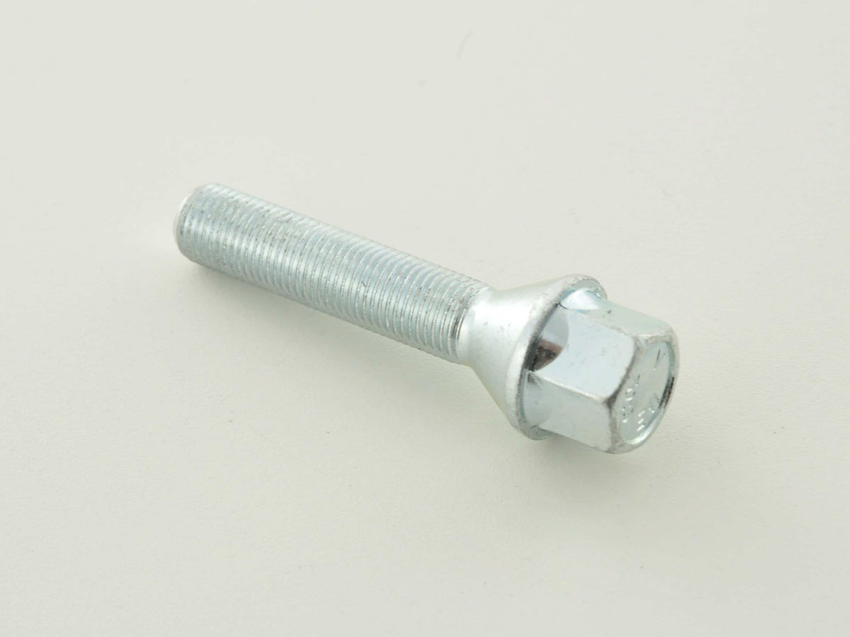 Radschraube einzeln Kegelbund Schaftlänge 50mm M12x1,25 silber