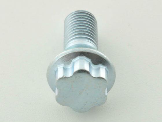 Radschraube einzeln Schaftlänge 21mm Kegelbund Kurzkopf silber M12x1,5