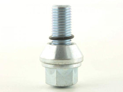 Radschraube einzeln Gewindelänge 21mm Kegelbund silber M12x1,5 Adapter