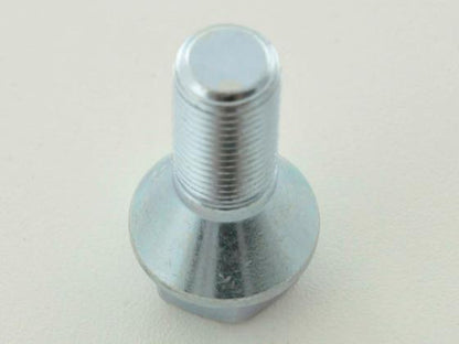 Radschraube einzeln Gewindelänge 21mm Kegelbund silber M12x1,5 Adapter