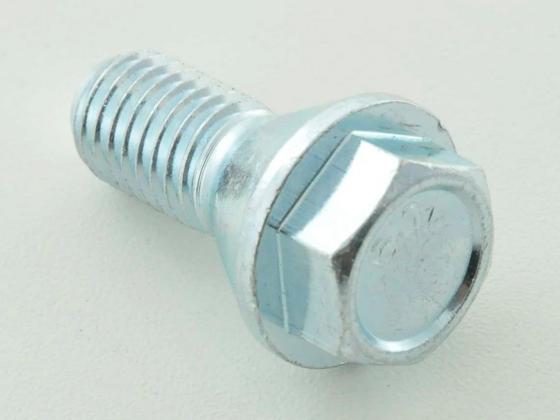 Radschraube einzeln Schaftlänge 26mm Kegelbund Kurzkopf silber M12x1,75