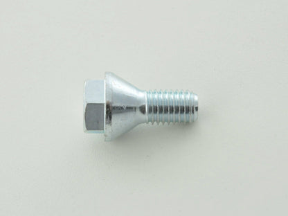 Radschraube einzeln Schaftlänge 21mm Kegelbund Kurzkopf silber M12x1,75