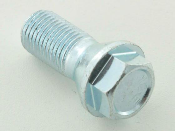 Radschraube einzeln Schaftlänge 26mm Kegelbund Kurzkopf silber M14x1,5