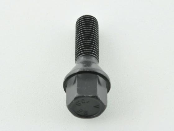 Radschraube einzeln Schaftlänge 35mm Kegelbund schwarz M12x1,5