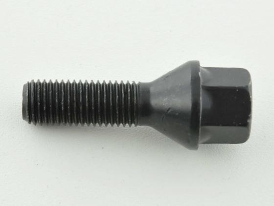 Radschraube einzeln Schaftlänge 43mm Kegelbund schwarz M12x1,5