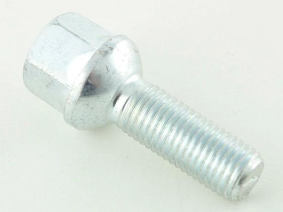 Radschraube einzeln Schaftlänge 35mm Kugelbund silber M12x1,5