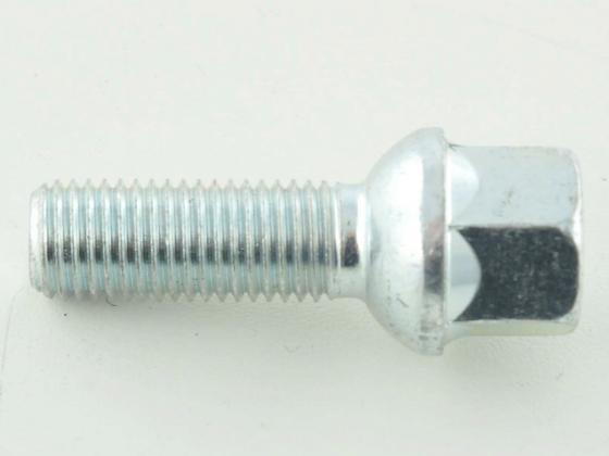 Radschraube einzeln Schaftlänge 29mm Kugelbund silber M12x1,5