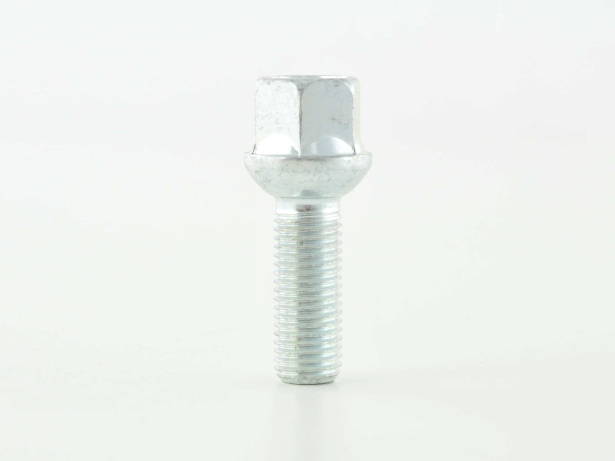 Radschraube einzeln Schaftlänge 32mm Kugelbund silber M12x1,5
