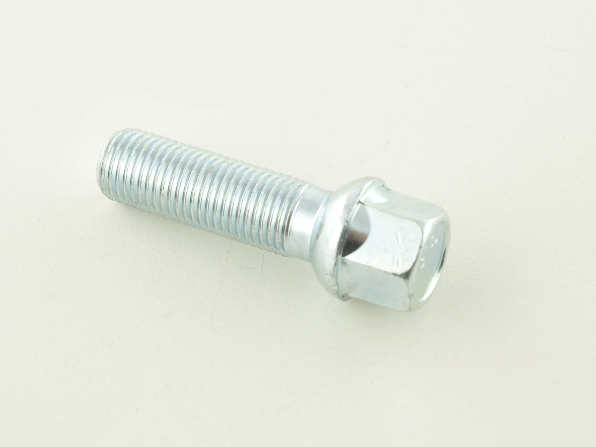 Radschraube einzeln Schaftlänge 43mm Kugelbund silber M14x1,5