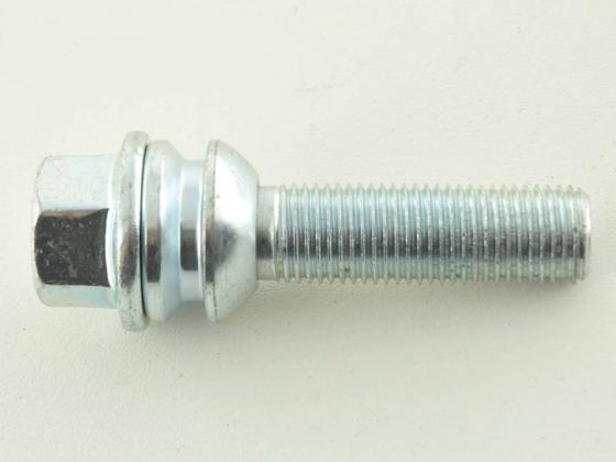 Radschraube einzeln L= 28 mm M14 x 1,5 silber