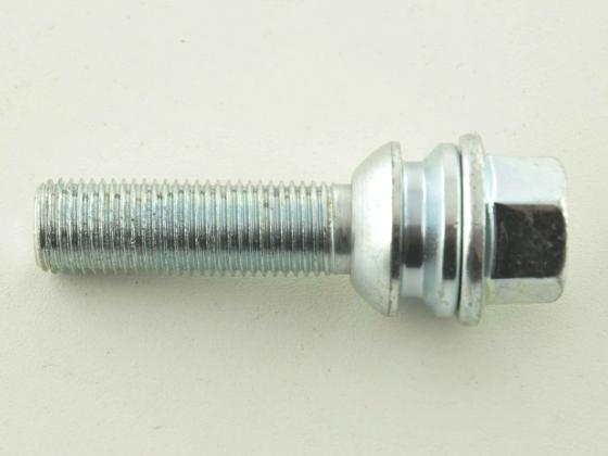 Radschraube einzeln L= 28 mm M14 x 1,5 silber