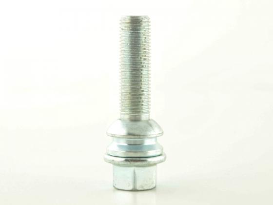 Radschraube einzeln L= 28 mm M14 x 1,5 silber
