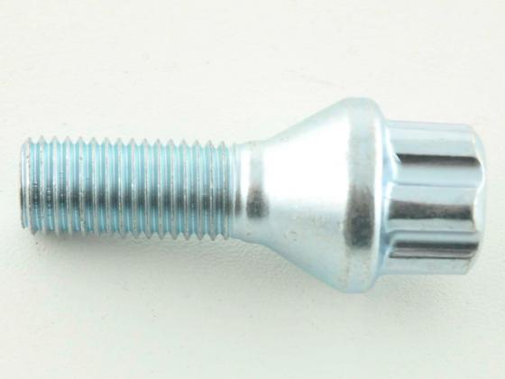 Radschrauben Set (10 Stk.) Kegelbund Schaftlänge 35mm M12x1,25 silber