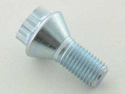 Radschrauben Set (10 Stk.) Kegelbund Kurzkopf Schaftlänge 22mm M12x1,25 silber