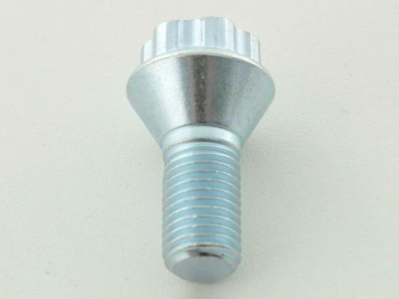 Radschrauben Set (10 Stk.) Schaftlänge 21mm Kegelbund Kurzkopf silber M12x1,5