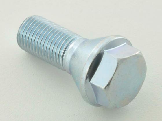 Radschrauben Set (8 Stk.) Kegelbund Kurzkopf Schaftlänge 22mm M12x1,25 silber