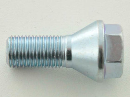 Radschrauben Set (8 Stk.) Kegelbund Kurzkopf Schaftlänge 22mm M12x1,25 silber