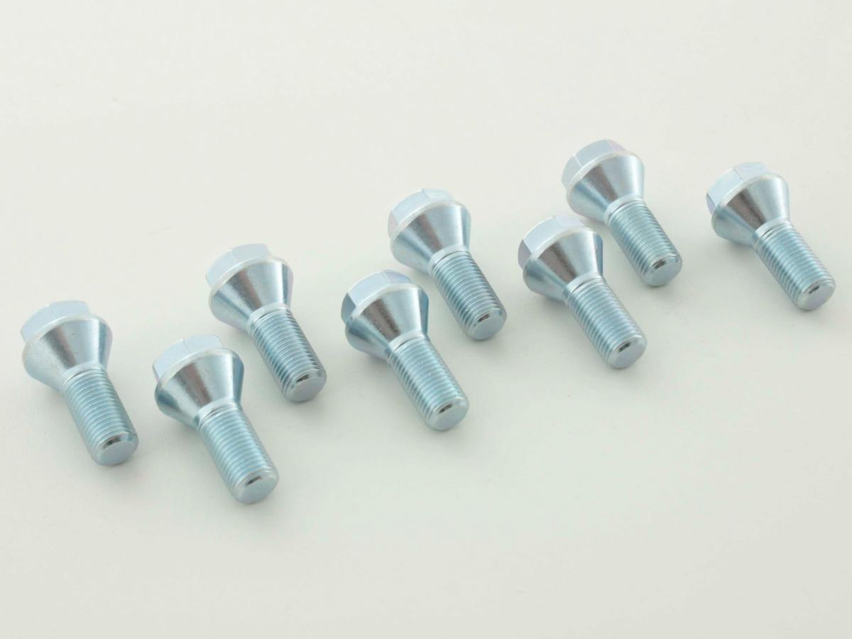 Radschrauben Set (8 Stk.) Schaftlänge 26mm Kegelbund Kurzkopf M14x1,25