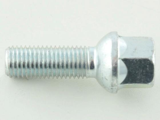 Radschrauben Set (8 Stk.) Schaftlänge 35mm Kugelbund silber M12x1,5