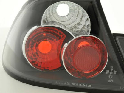 Rückleuchten Set BMW 3er Coupe Typ E46 Bj. 97-02 schwarz