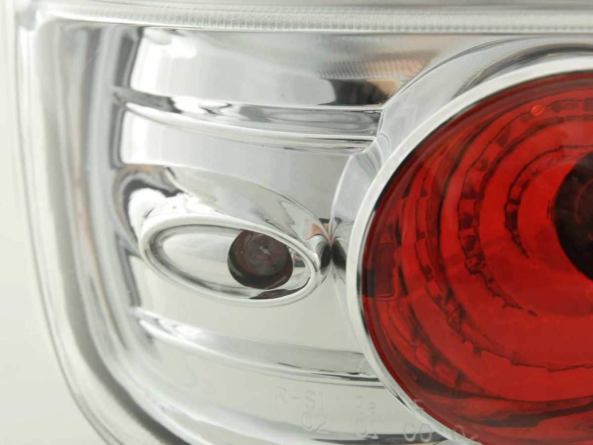 Rückleuchten Set Fiat Seicento Typ 187 Bj. 98-07 chrom