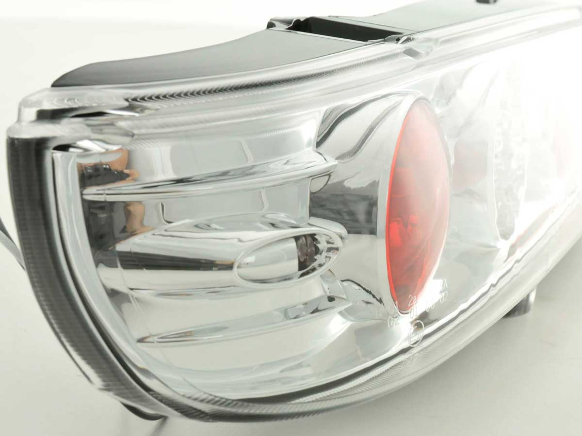 Rückleuchten Set Fiat Seicento Typ 187 Bj. 98-07 chrom